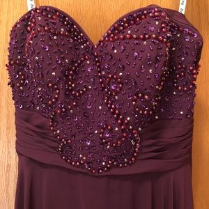 Purple prom dress